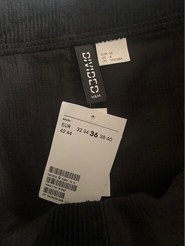 s Beden H&M Kadife Etek