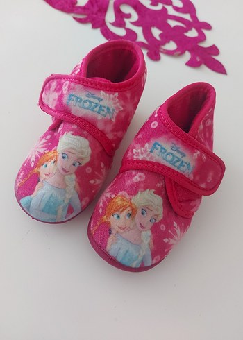 Kız Çocuk Pembe Frozen Sıcak Terlik