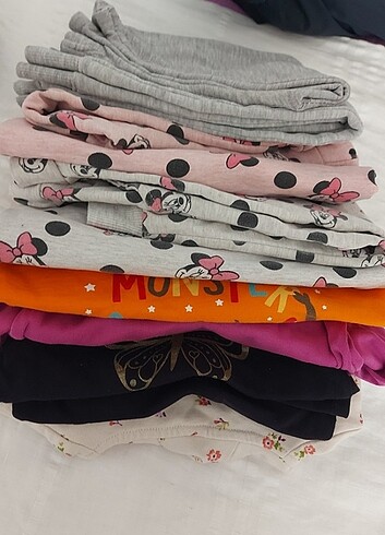 Çeşitli kız çocuk üst sweat ve badi 