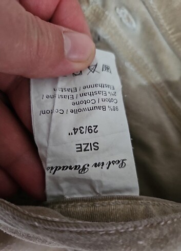 29 Beden Bayan kot pantolon