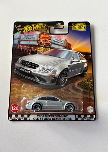 Parlak Gri Hot Wheels Mercedes-Benz CLK 63 AMG