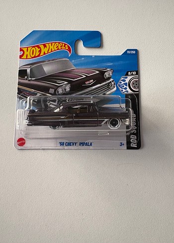 Siyah 1958 Chevy Impala Oyuncak Araba