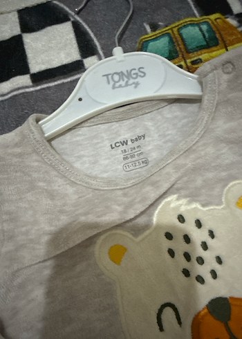 Lcwaikiki Gri Uzun Kollu Örme Bebek Tulum - Görsel 2