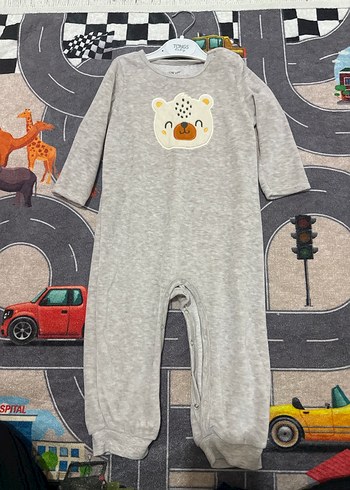 Lcwaikiki Gri Uzun Kollu Örme Bebek Tulum - Görsel 6