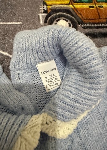 Triko Bebe mavisi Örgü Bebek Kız Takımı Uzun Kollu - Görsel 2