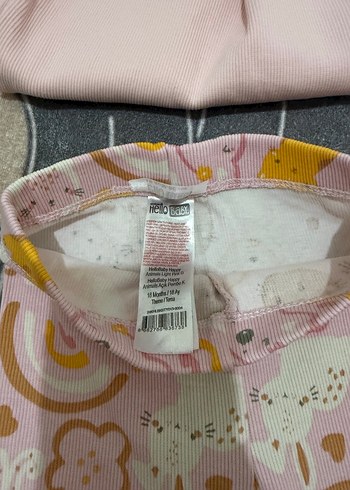 Hellobaby Pembe Fırfırlı Uzun Kollu Bebek Kız Takımı - Görsel 3
