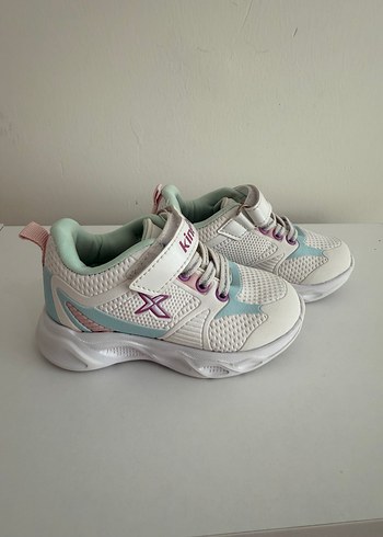 Kinetik Kız Çocuk Beyaz Bağcıklı Cırtlı Spor Ayakkabı - Görsel 7