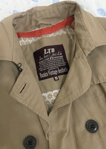 LTB Bej Kemerli Midi Trençkot - Görsel 3