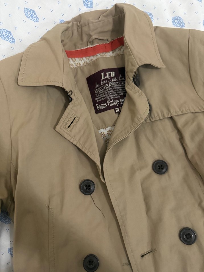LTB Bej Kemerli Midi Trençkot - Görsel 2