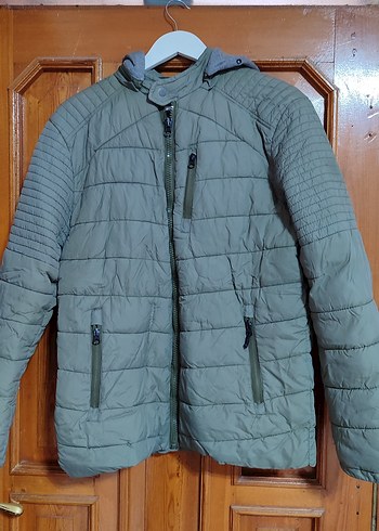 Haki Erkek Midi Boy Kapitone mont