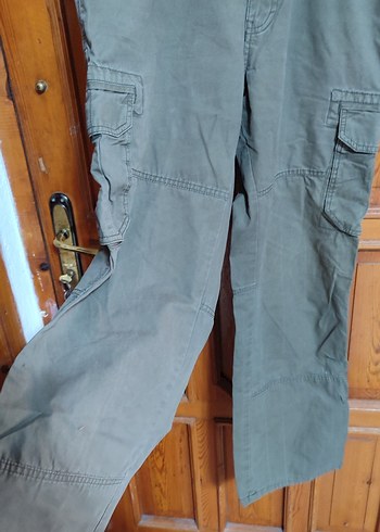 F&F erkek haki renkli Bol Kesim Kargo Pantolon