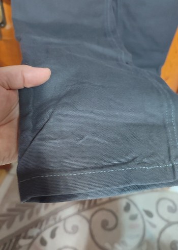 13-14 Yaş Beden LcWaikiki Koyu gri Erkek Kot Pantolon Kemerli