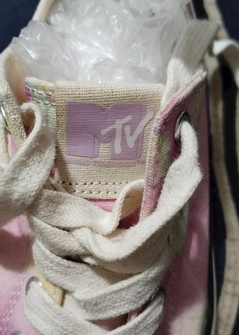 37 Beden pembe Renk Kadın Pembe Tie-Dye Spor Ayakkabı