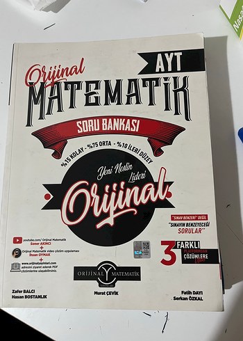 Orijinal AYT Matematik Soru Bankası