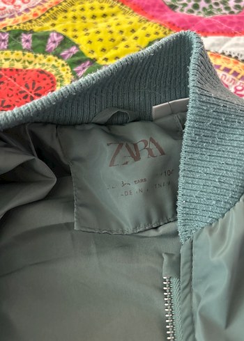 Zara Gri Fermuarlı Kadın Ceket