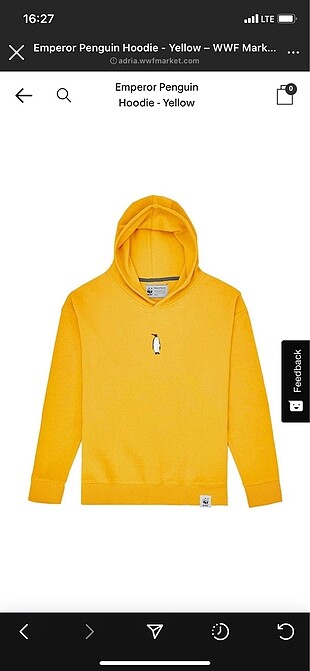 WWF İmparator Penguen Hoodie