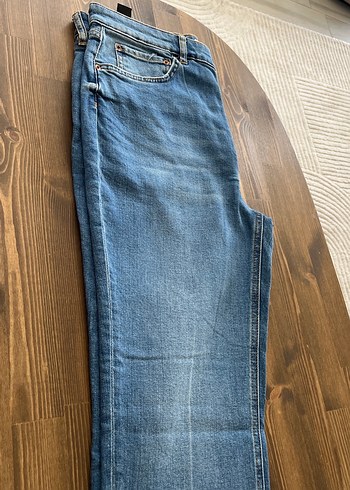 Kadın Mavi Regular Fit Denim Jean - Görsel 5