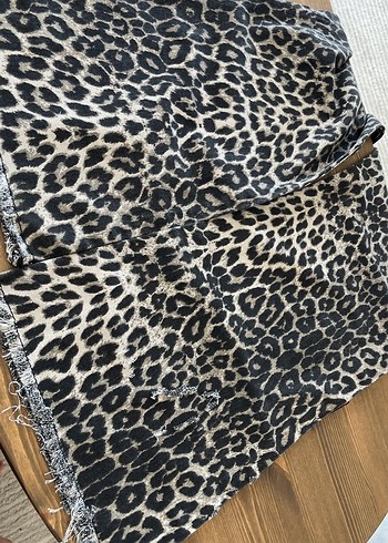 leopar kot pantolon - Görsel 7