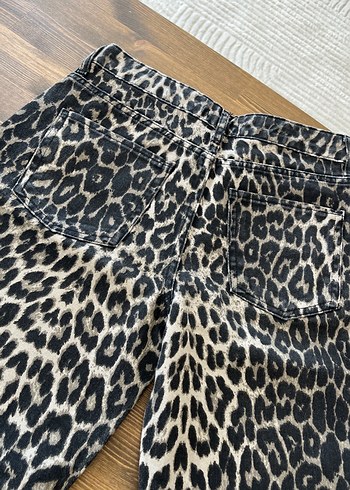 leopar kot pantolon - Görsel 6