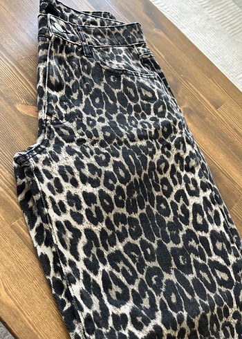 leopar kot pantolon - Görsel 5