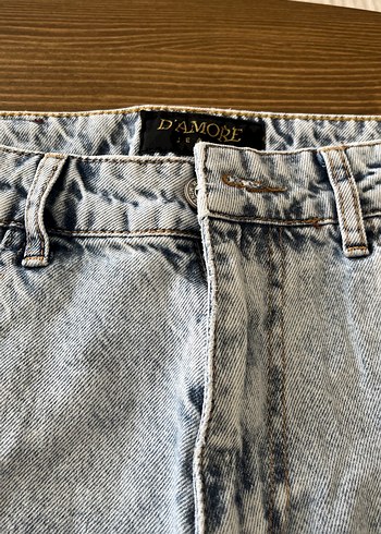 mavi  Kadın Bol Kesim Midi Denim - Görsel 2