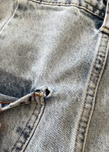 mavi  Kadın Bol Kesim Midi Denim - Görsel 6