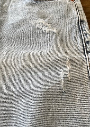 mavi  Kadın Bol Kesim Midi Denim - Görsel 4