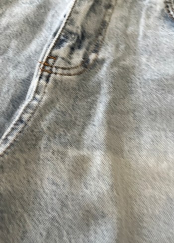 mavi  Kadın Bol Kesim Midi Denim - Görsel 5