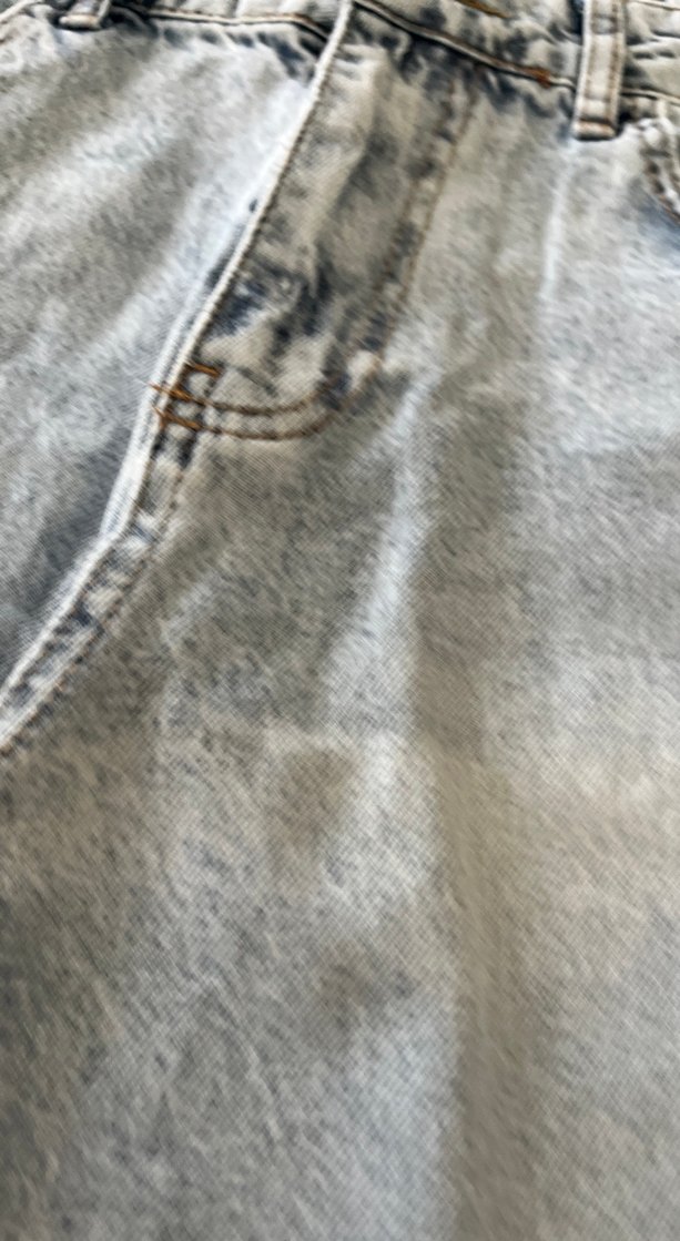 mavi  Kadın Bol Kesim Midi Denim - Görsel 5