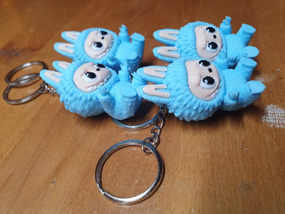 Renkli Karışık Figürlü Anahtarlık Seti - Görsel 2