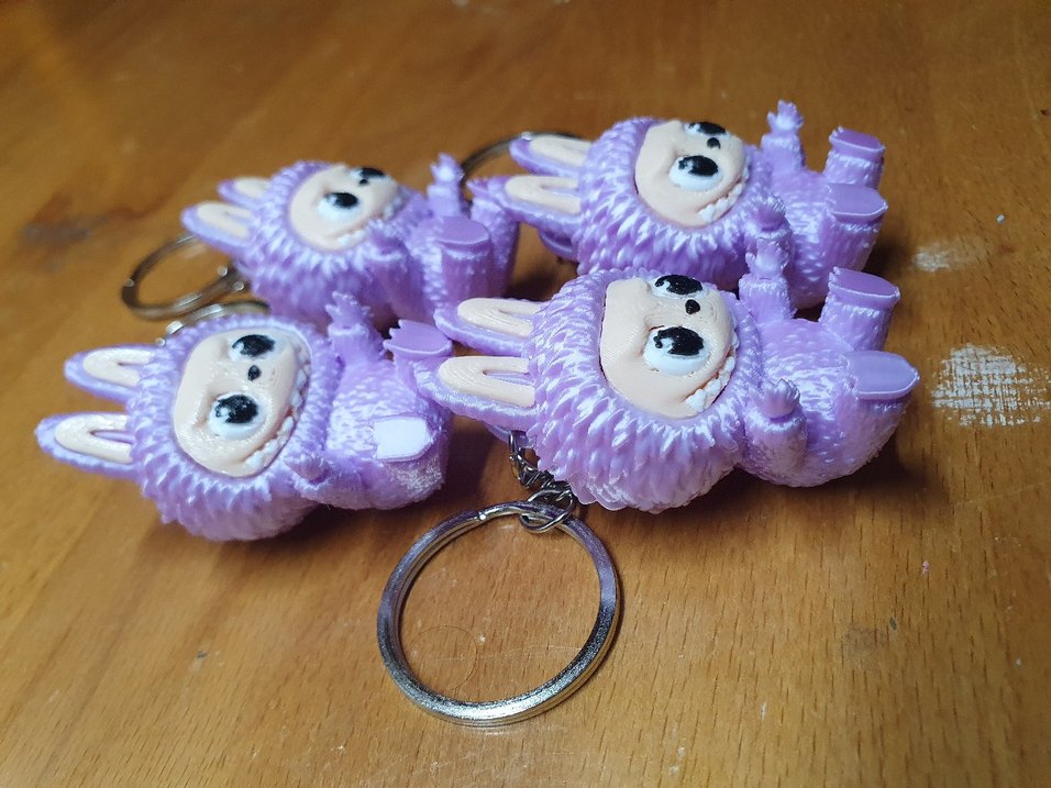 Renkli Hayvan Figürlü Anahtarlık Seti - Görsel 2