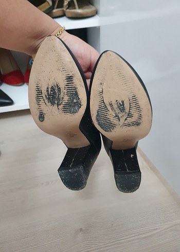 Siyah Modern Klasik Kadın Topuklu Ayakkabı - Görsel 2