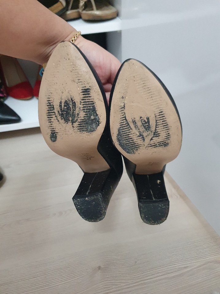 Siyah Modern Klasik Kadın Topuklu Ayakkabı - Görsel 2