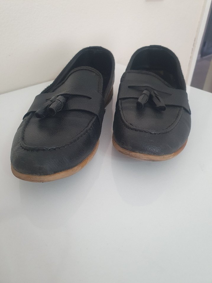 Erkek Klasik Siyah Tokalı Loafer - Görsel 2