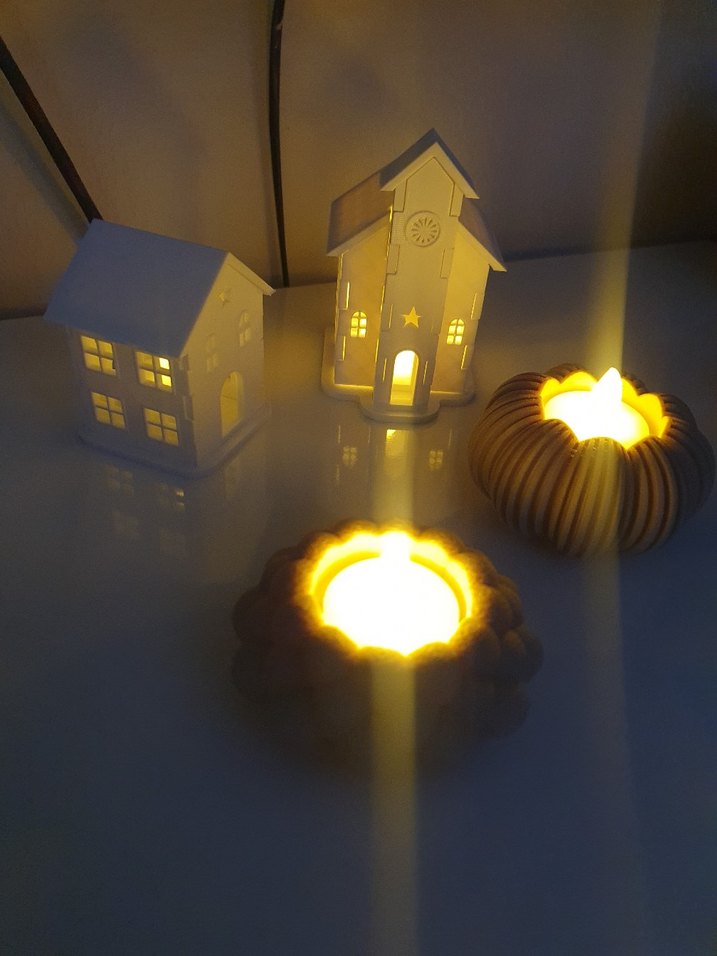 Bej Renkli Örgü Görünümlü Mumluk istenilen renkyapılırteklifiyat - Görsel 5