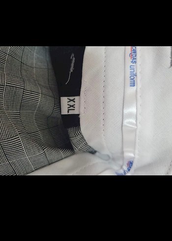 Gri Pilili Kadın Kumaş Pantolon - Görsel 6