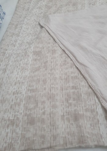 Bej nevresim takımı sadece 2 yastık kılıfı yorgun astarı vardır - Görsel 6