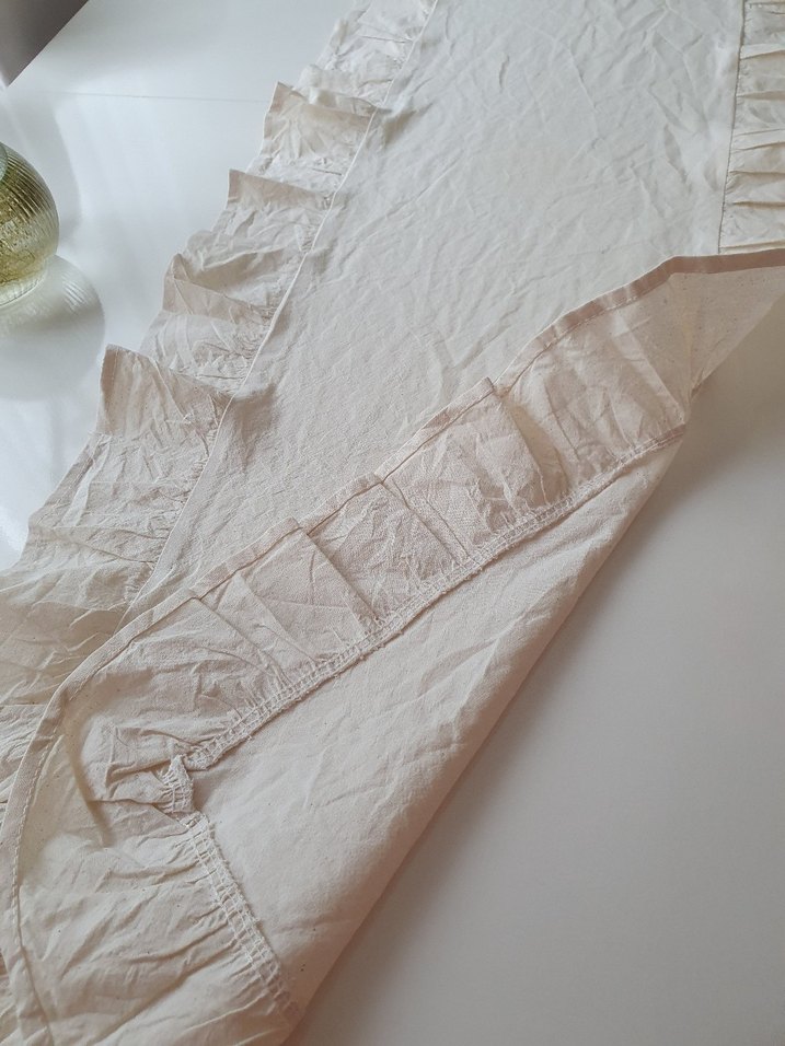 Bohem Stil Beyaz Masa Örtüsü - Görsel 3