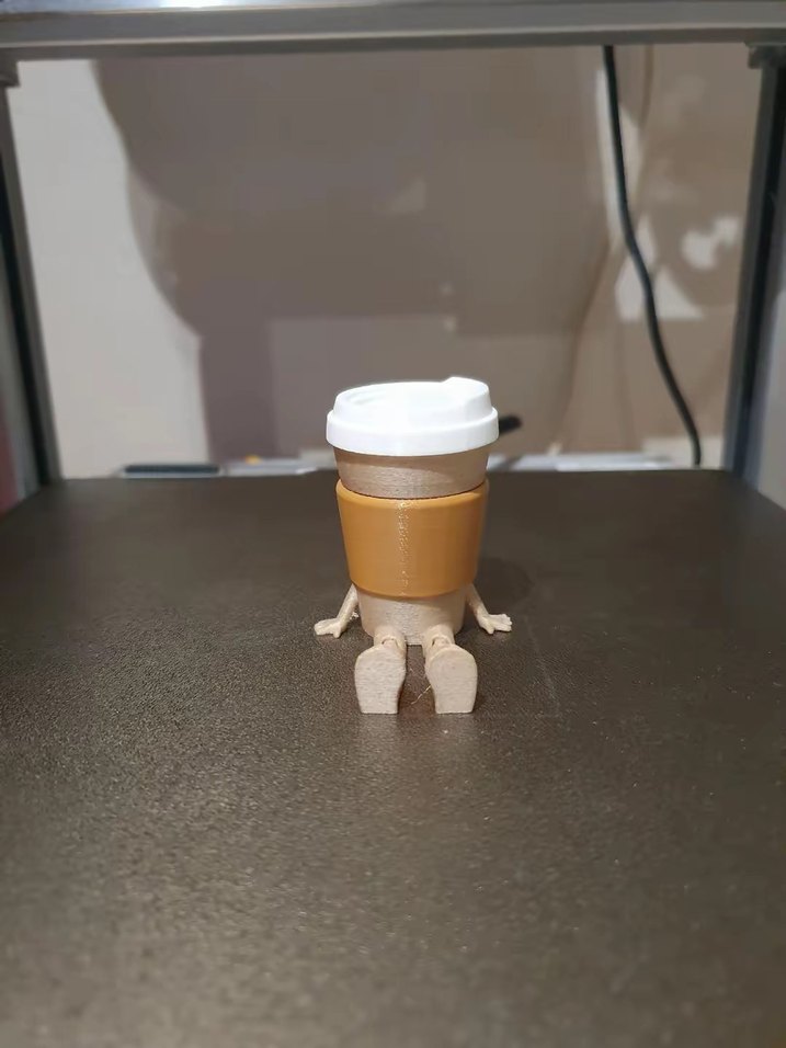 Bej Renkli Oturan Figürin - Görsel 4