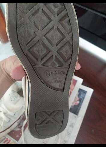 37 Beden beyaz Renk Converse 