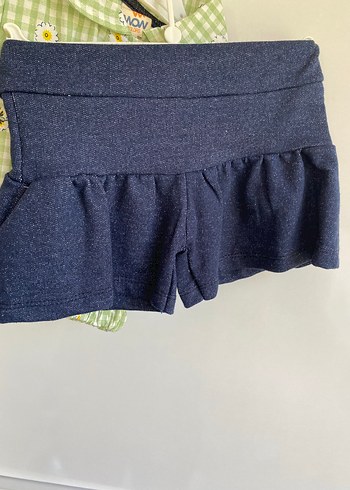 LC Waikiki Çiçek Desenli Kız Bluzu, Kısa Kollu, Düğmeli