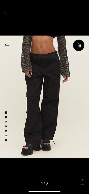 stradivarius parasut pantolon