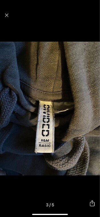 m Beden gri Renk h&m gri sweatshirt