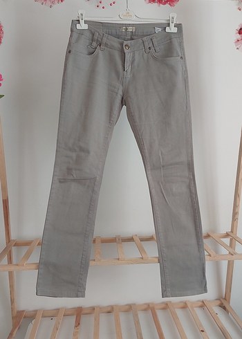 Collezione Bej Regular Fit Kadın Denim Pantolon
