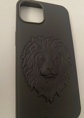 Aslan Figürlü Gri Telefon Kılıfı