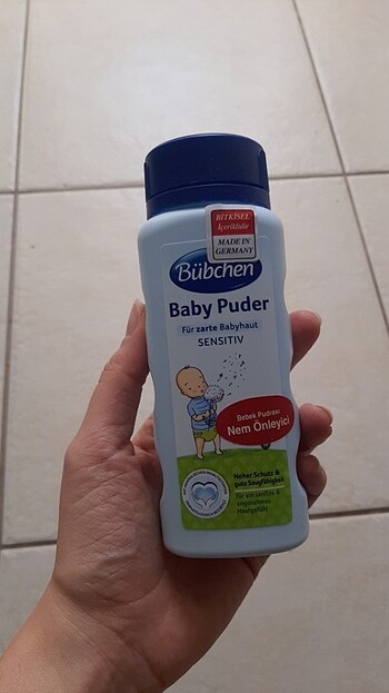 Bübchen marka bebek pudrası