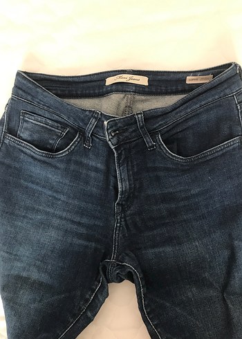 38 Beden Lacivert Normal Boy Kadın Kot Pantolon