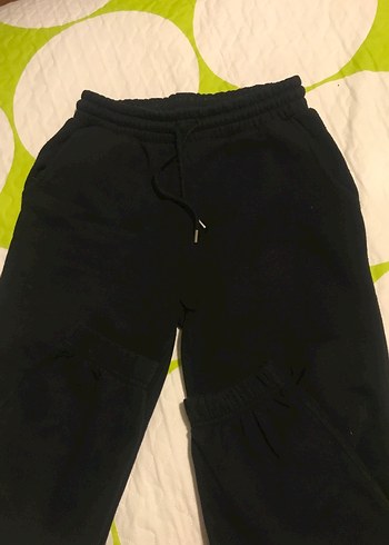 Siyah Kadın Rahat Kesim Sweatpant