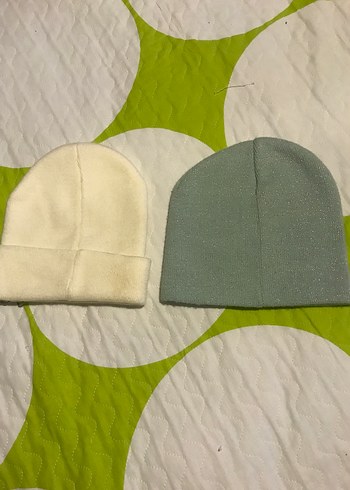 8-12 Yaş, 23 cm Beden beyaz Renk Kadın Beyaz Triko Bonnet