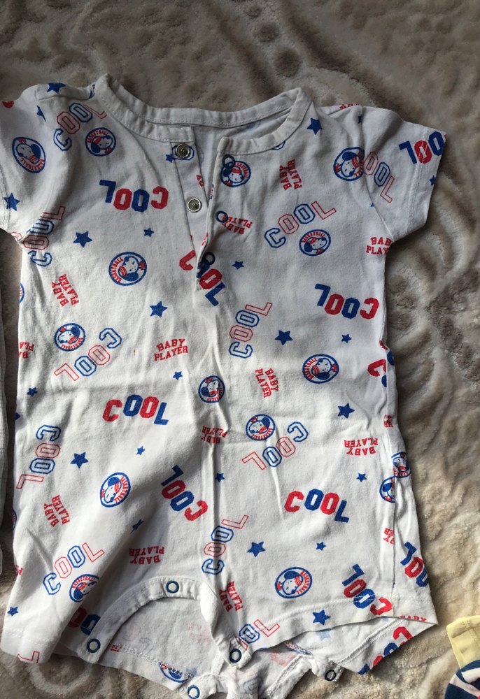 Bebek Erkek Kısa Kollu Pamuklu Body - Görsel 3